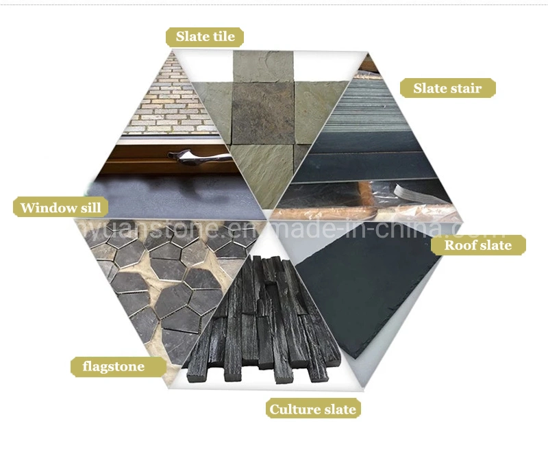 Rounded Shape Arc Shape Roofing Slate Roof Tile