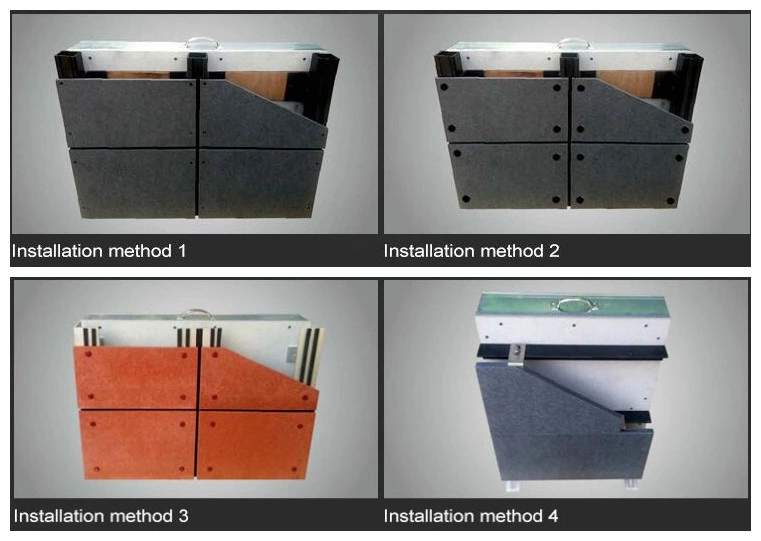 Through Color Fiber Cement Board Curtain Wall Cladding Similar with Equitone